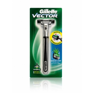 Gillette Vector scheermes – 1 scheermes + 1 mesje