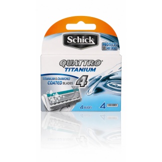 Wilkinson Sword Schick Quattro Titanium 4-pack scheermesjes