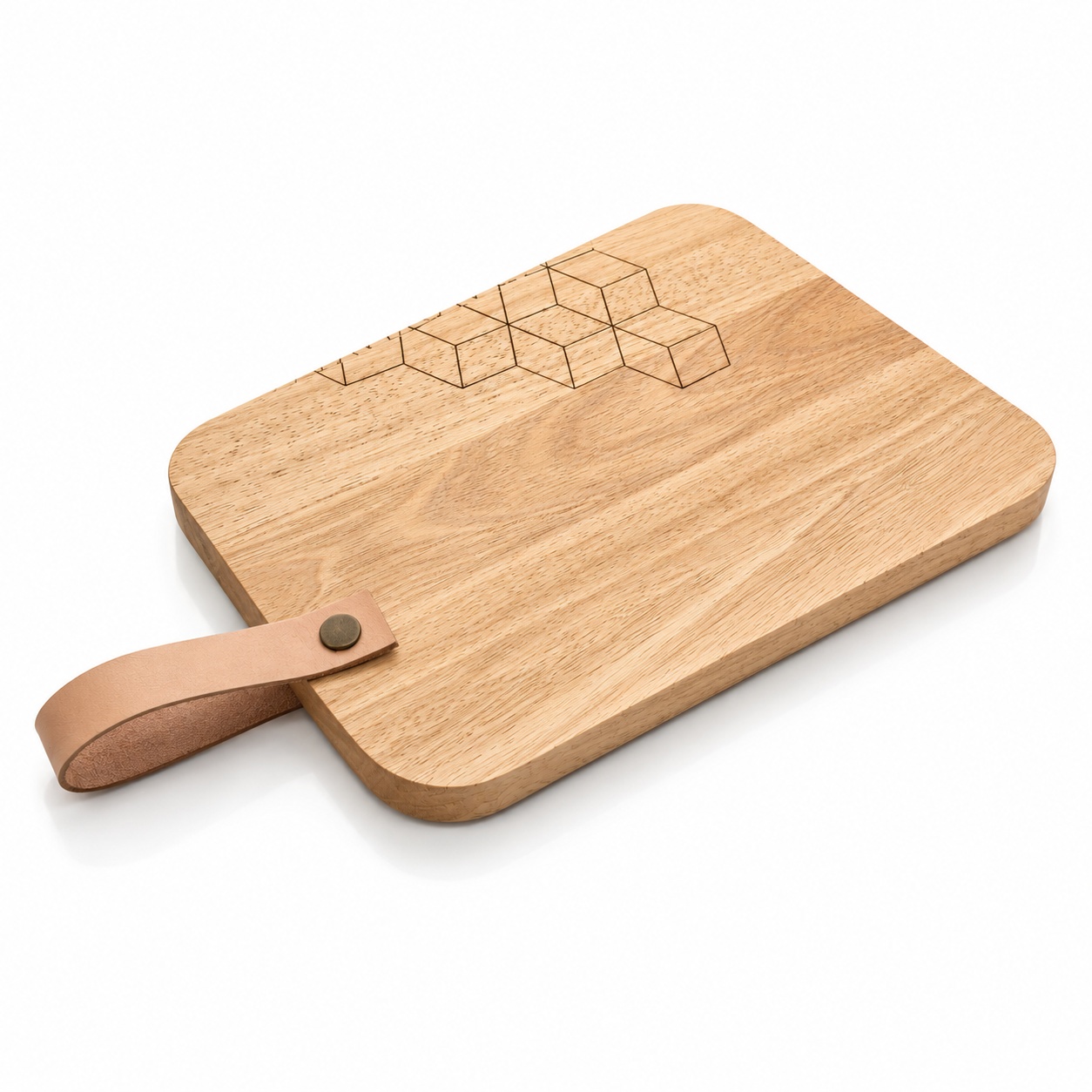 Houten serveerplankenset met standaard – 3-delig - Afbeelding 4