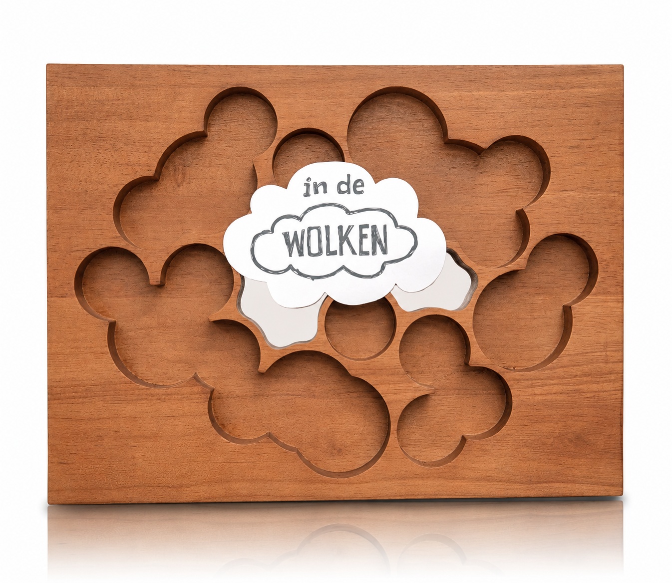 Bruine houten serveerplanken en organizers - Afbeelding 4