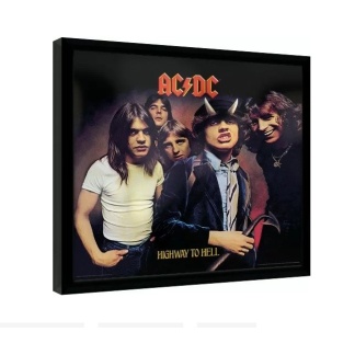 AC/DC Highway to Hell – Premium Framed Art Print