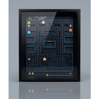 Ingelijste 3D-wanddecoratie met Pacman afbeelding