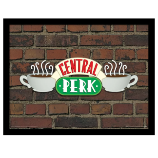 Friends "Central Perk" ingelijste kunstprint / poster in lijst
