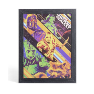 Marvel Guardians of the Galaxy Retro Framed Art Print / Poster in frame