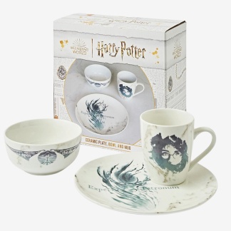 Keramische Harry Potter 3-delige serviesset