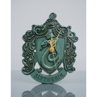 Harry Potter Slytherin Crest 3D Moulded Wall Clocks