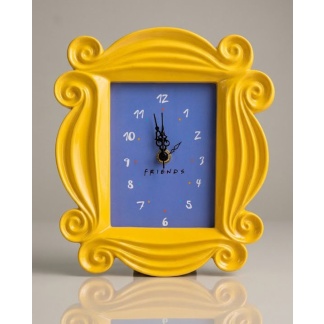 Friends Iconic Yellow Frame Moulded Clocks