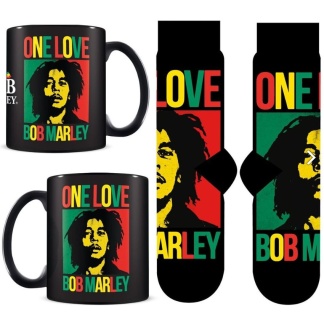 Bob Marley "One Love" Mug & Socks Gift Sets