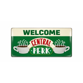 Friends Central Perk metalen wandbord 30x60 cm