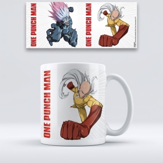 One Punch Man Saitama vs. Boros keramische mokken
